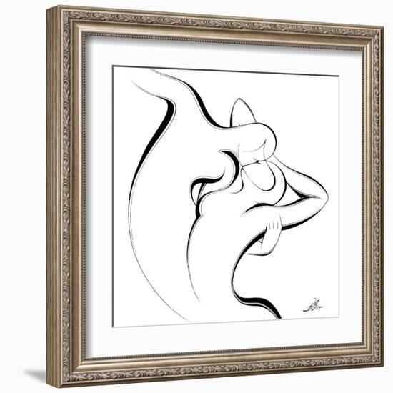 United Couple I-Alijan Alijanpour-Framed Art Print