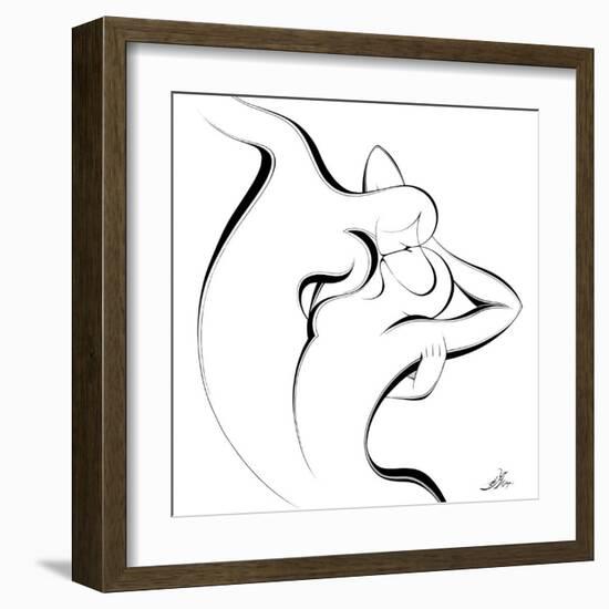 United Couple I-Alijan Alijanpour-Framed Art Print