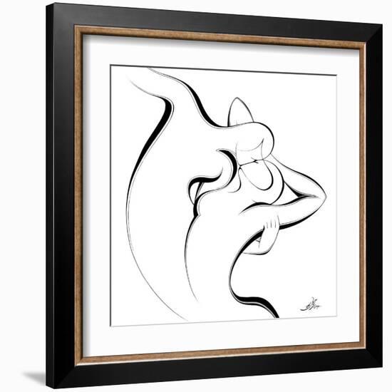 United Couple I-Alijan Alijanpour-Framed Art Print