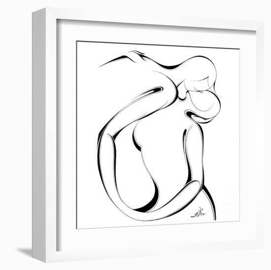 United Couple III-Alijan Alijanpour-Framed Art Print