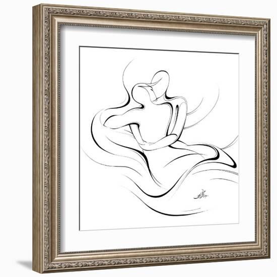 United Couple VIII-Alijan Alijanpour-Framed Art Print