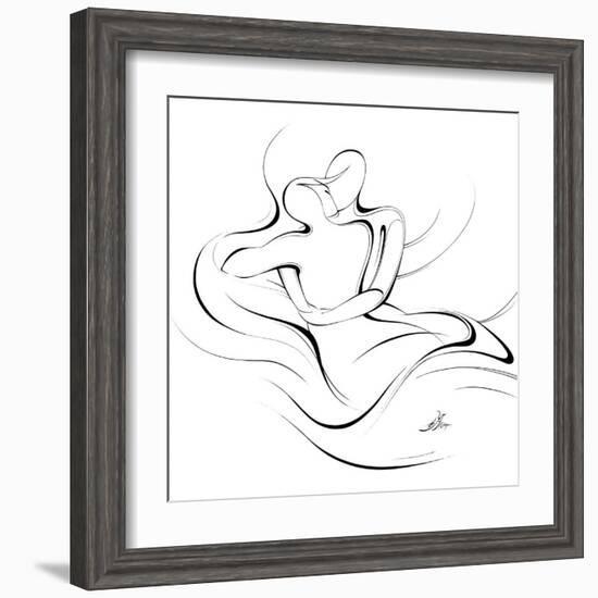 United Couple VIII-Alijan Alijanpour-Framed Art Print