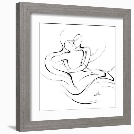 United Couple VIII-Alijan Alijanpour-Framed Art Print