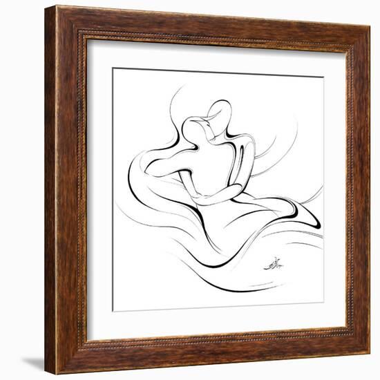 United Couple VIII-Alijan Alijanpour-Framed Art Print