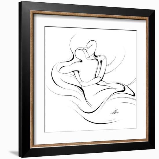 United Couple VIII-Alijan Alijanpour-Framed Art Print