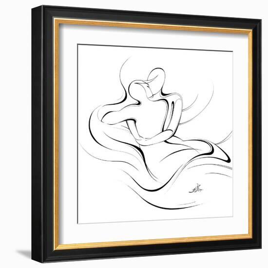 United Couple VIII-Alijan Alijanpour-Framed Art Print