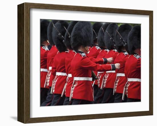 United Kingdom, England, London, the Mall, Trooping of the Colour, Solders/Guards-Jane Sweeney-Framed Photographic Print