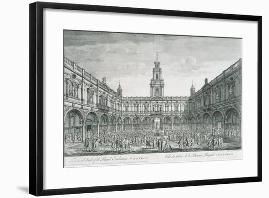 United Kingdom, England, London, View of the Stock Exchange Square-null-Framed Giclee Print