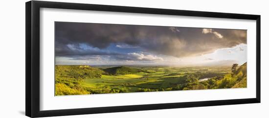 United Kingdom, England, North Yorkshire. a Clearing Storm over Sutton Bank.-Nick Ledger-Framed Photographic Print