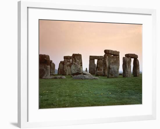 United Kingdom, England, Wiltshire County, Megalithic Monument of Stonehenge-null-Framed Giclee Print