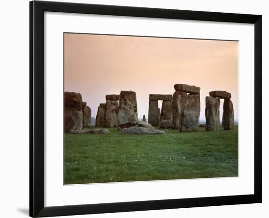 United Kingdom, England, Wiltshire County, Megalithic Monument of Stonehenge-null-Framed Giclee Print