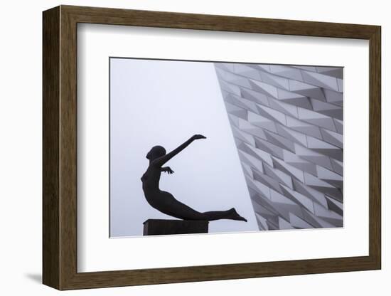 United Kingdom, Northern Ireland, Belfast, View of the Titanic Belfast Museum-Jane Sweeney-Framed Photographic Print