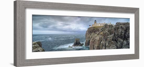 United Kingdom, Uk, Scotland, Highlands, Neist Point Lighthouse-Luciano Gaudenzio-Framed Photographic Print