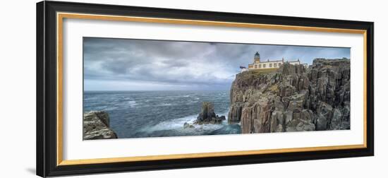 United Kingdom, Uk, Scotland, Highlands, Neist Point Lighthouse-Luciano Gaudenzio-Framed Photographic Print