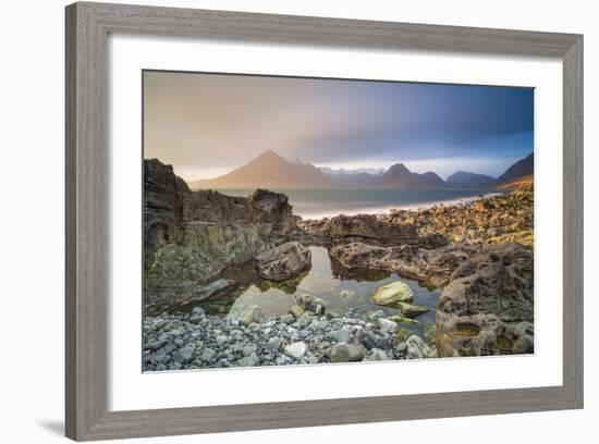 United Kingdom, Uk, Scotland, Inner Hebrides, the Cuillin Hills View from Elgol Beach-Fortunato Gatto-Framed Photographic Print