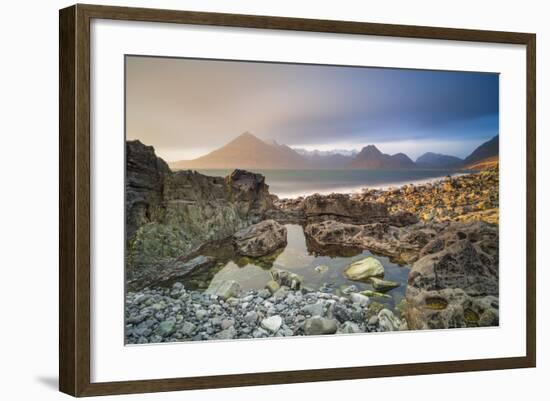 United Kingdom, Uk, Scotland, Inner Hebrides, the Cuillin Hills View from Elgol Beach-Fortunato Gatto-Framed Photographic Print