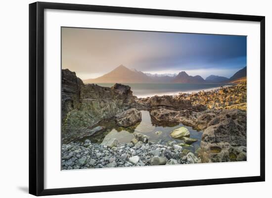 United Kingdom, Uk, Scotland, Inner Hebrides, the Cuillin Hills View from Elgol Beach-Fortunato Gatto-Framed Photographic Print