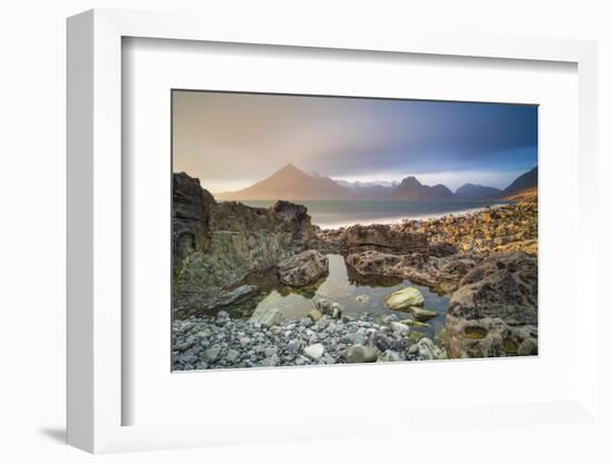 United Kingdom, Uk, Scotland, Inner Hebrides, the Cuillin Hills View from Elgol Beach-Fortunato Gatto-Framed Photographic Print