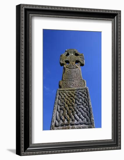 United Kingdom, Wales, Carew. The Carew Cross dates from the 11th century.-Kymri Wilt-Framed Photographic Print