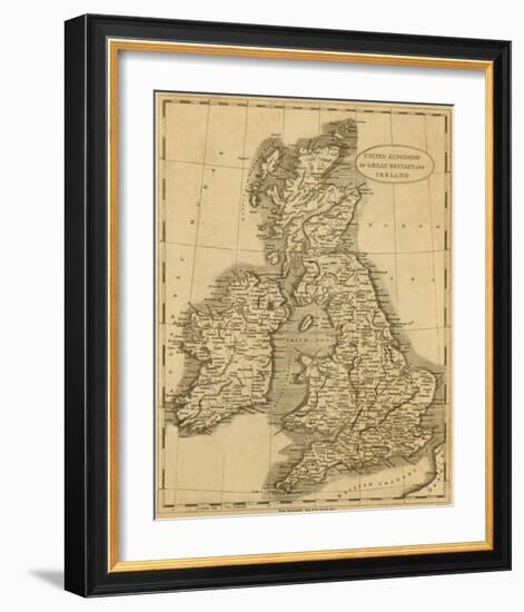 United Kingdoms, c.1812-Aaron Arrowsmith-Framed Art Print