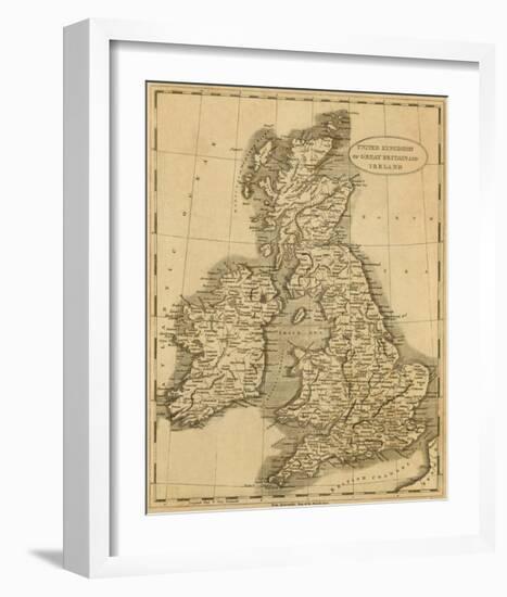 United Kingdoms, c.1812-Aaron Arrowsmith-Framed Art Print