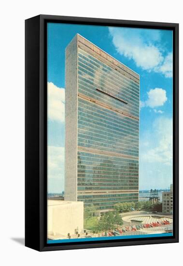 United Nations Building, New York City-null-Framed Stretched Canvas