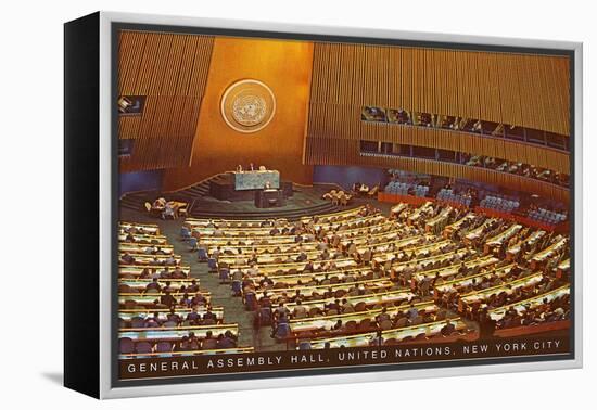 United Nations General Assembly Hall, New York City-null-Framed Stretched Canvas