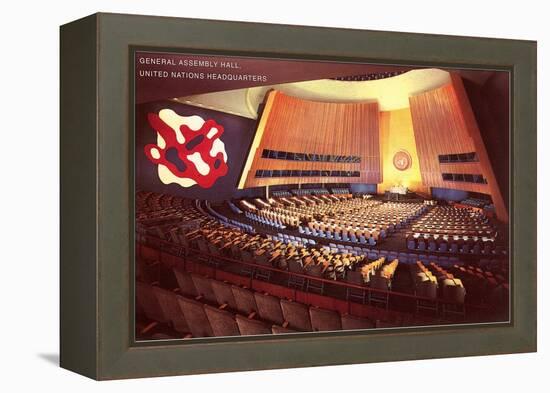 United Nations General Assembly Hall, New York City-null-Framed Stretched Canvas