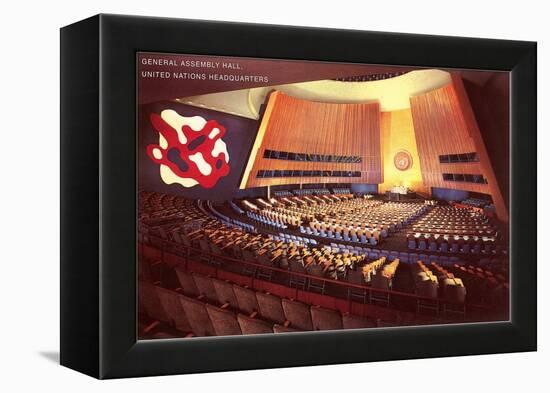 United Nations General Assembly Hall, New York City-null-Framed Stretched Canvas