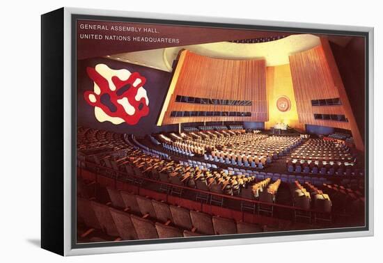 United Nations General Assembly Hall, New York City-null-Framed Stretched Canvas