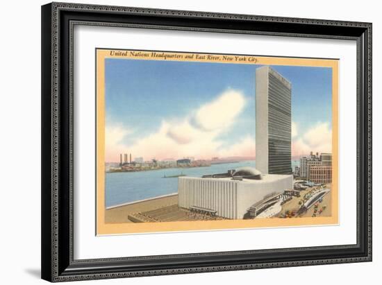 United Nations Headquarters, New York City-null-Framed Art Print