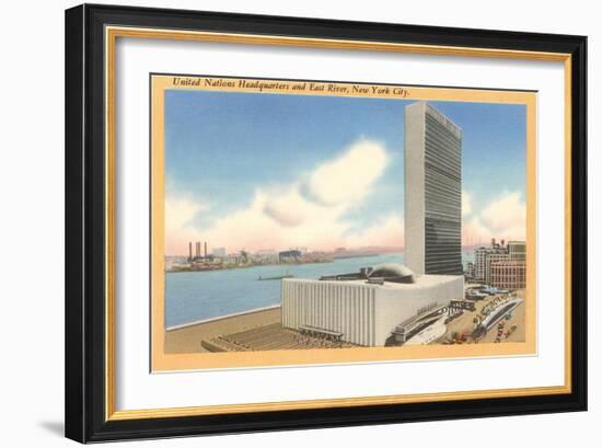 United Nations Headquarters, New York City-null-Framed Art Print