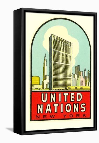 United Nations, New York-null-Framed Stretched Canvas