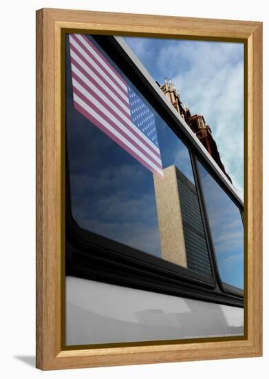 United Nations Reflection-null-Framed Stretched Canvas