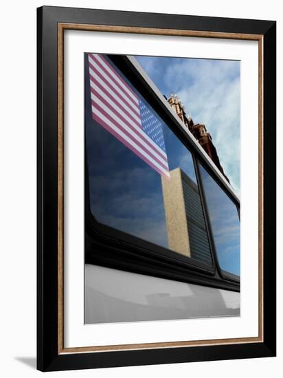 United Nations Reflection-null-Framed Photo