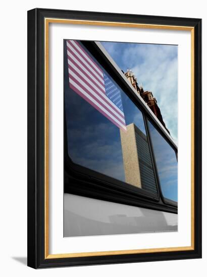 United Nations Reflection-null-Framed Photo