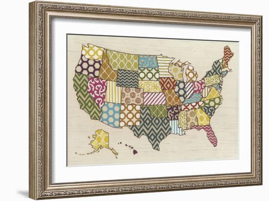 United Patterns-Erica J^ Vess-Framed Art Print