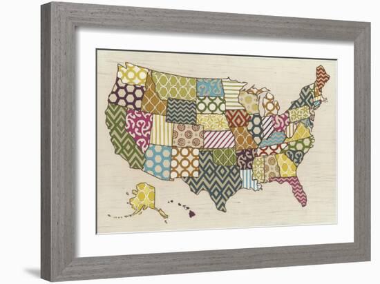 United Patterns-Erica J. Vess-Framed Art Print