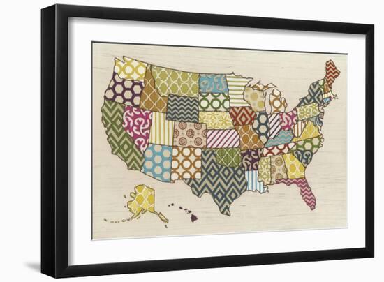 United Patterns-Erica J. Vess-Framed Art Print