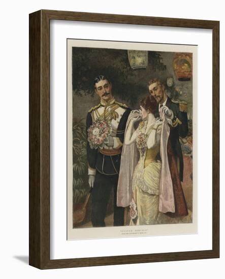 United Service-William Small-Framed Giclee Print