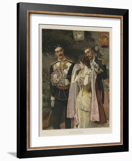 United Service-William Small-Framed Giclee Print