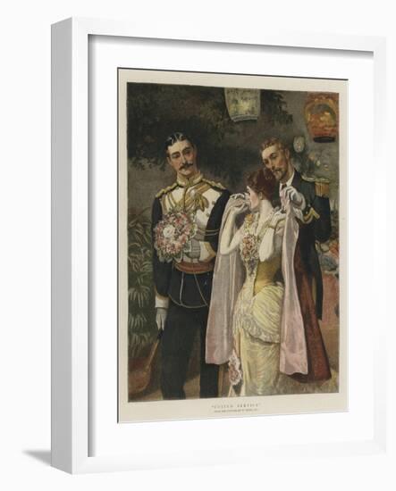 United Service-William Small-Framed Giclee Print