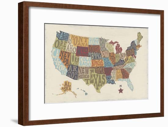 United State Signs-Erica J^ Vess-Framed Art Print