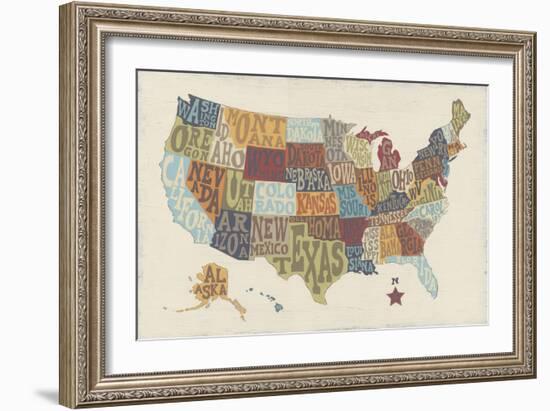 United State Signs-Erica J^ Vess-Framed Art Print