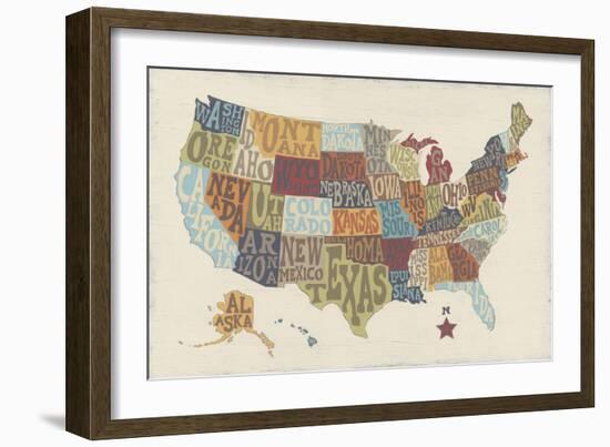 United State Signs-Erica J^ Vess-Framed Art Print