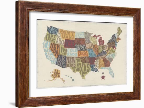 United State Signs-Erica J^ Vess-Framed Art Print