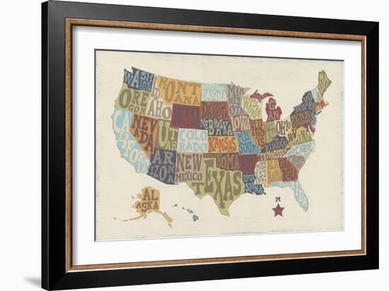 United State Signs-Erica J^ Vess-Framed Art Print