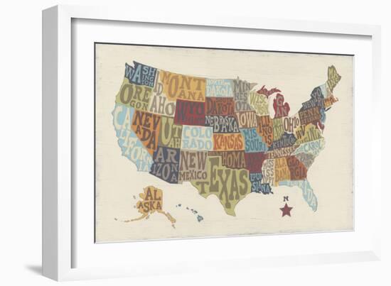 United State Signs-Erica J^ Vess-Framed Art Print