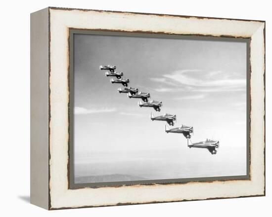 United States Army Monoplanes in Flight Formation-Bettmann-Framed Premier Image Canvas