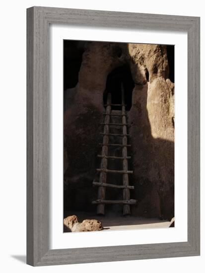 United States. Bandelier National Monument, Anasazi Culture, Cave-null-Framed Giclee Print